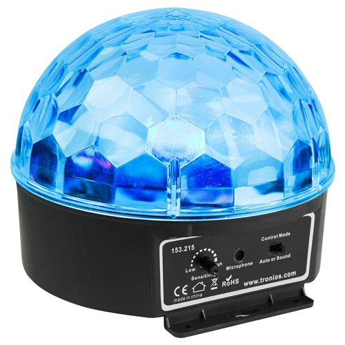 BeamZ mini Half Ball 6x 3W RGBWAP LED s IR, světelný efekt