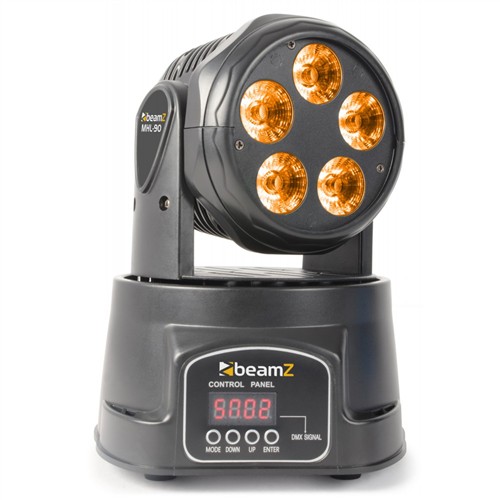 BeamZ LED otočná hlavice 5x 18W RGBAW-UV LED, DMX