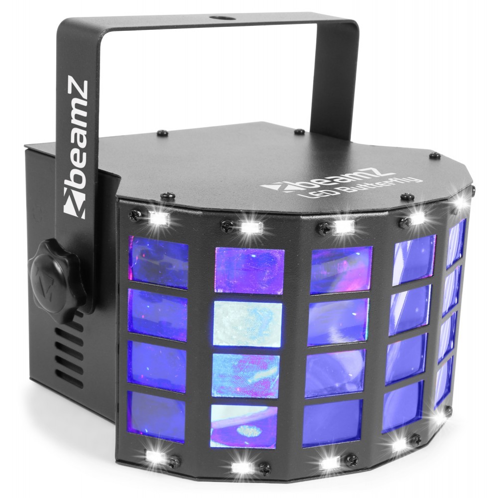 BeamZ LED Butterfly, 3x3W RGB + 14xSMD Strobe LED, světelný efekt