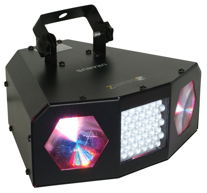 BeamZ LED Uran, 72x RGB LED a LED stroboskop, světelný efekt