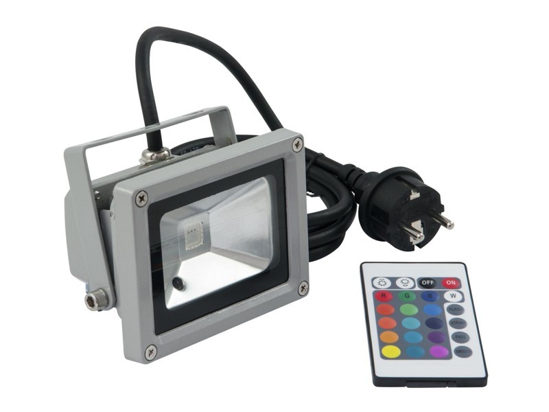 Eurolite LED IP FL-10 COB RGB 120° s dálkovým ovladačem